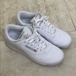 White Reebok Classics